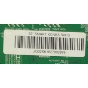 MAIN PARA TV ATVIO / NUMERO DE PARTE K16041557 / TP.MS3393.PB755 / 002592AC825E / MODELO ATV3216ILED